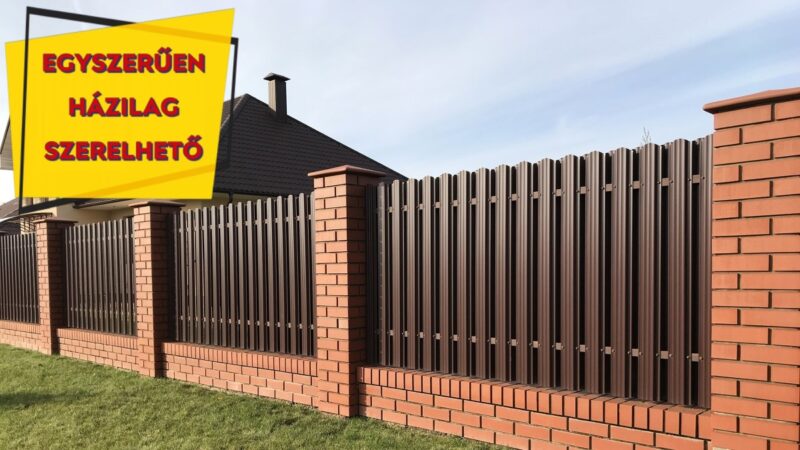 Modern WPC kerítés elem az XXL kerítés kínálatában